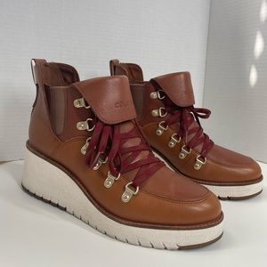 Sold!!Cole Haan zero grand wedge hiker boot 7.5